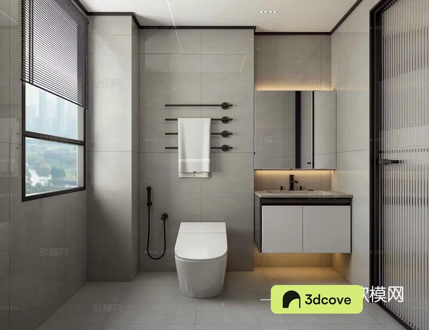 Modern bathroom