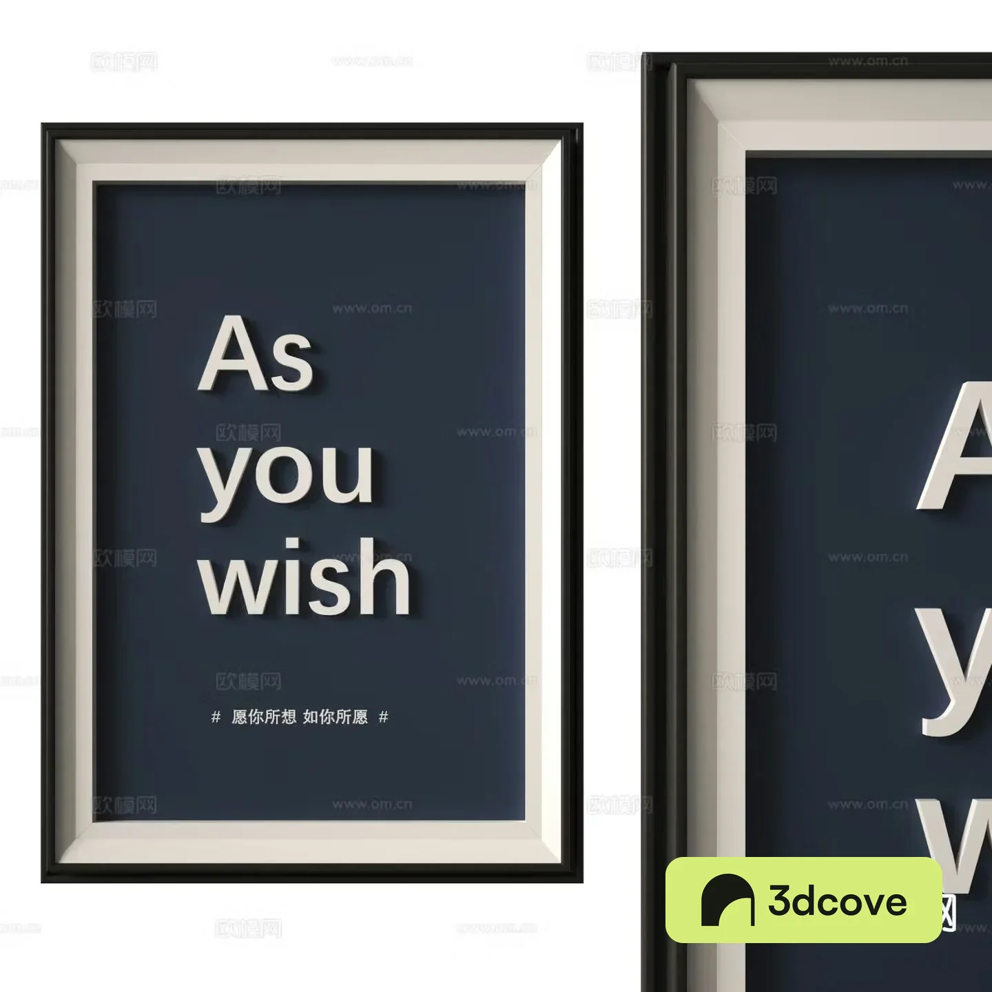 Modern decorative hanging painting English hanging painting