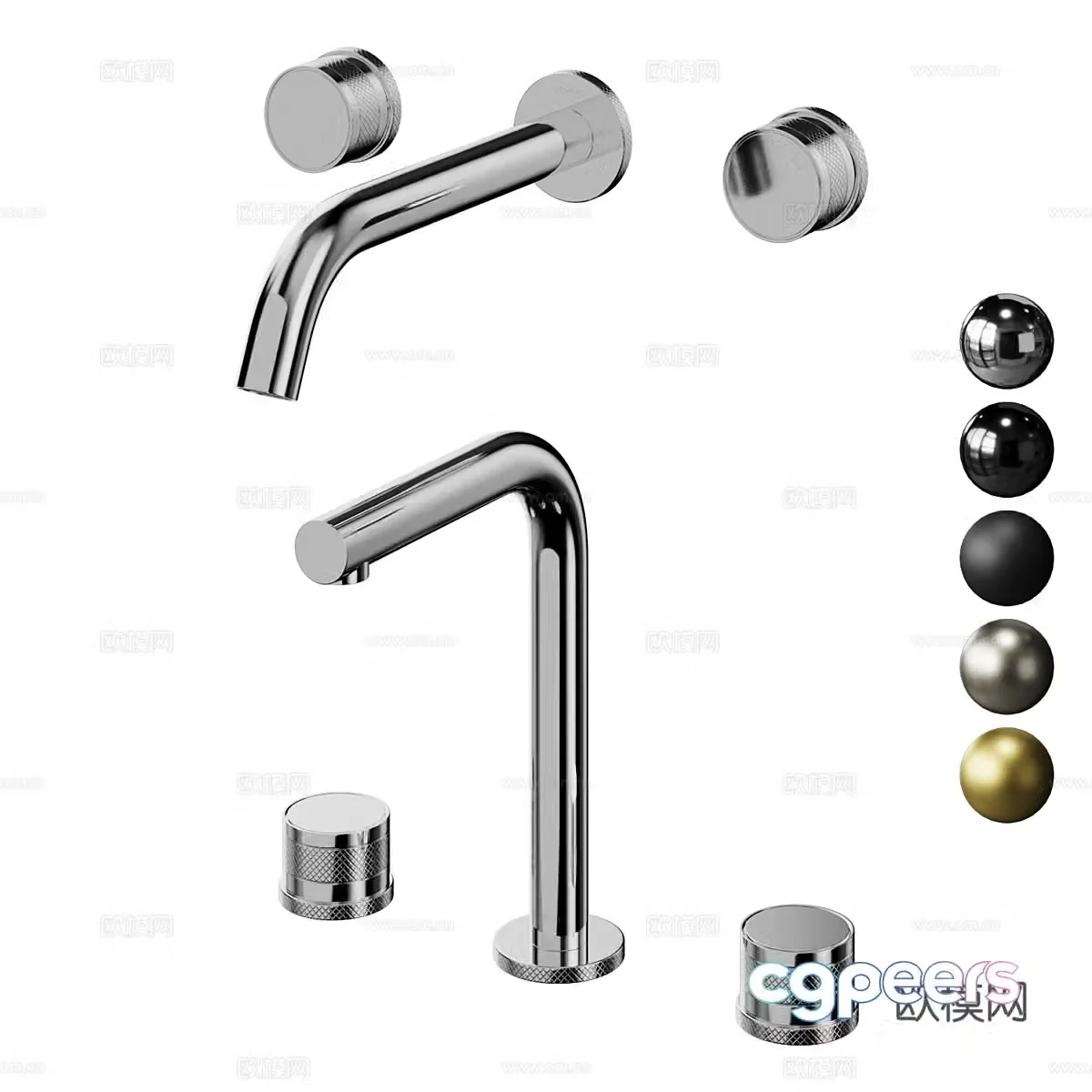 Modern Italian light luxury Boheme Prestige faucet 3d model