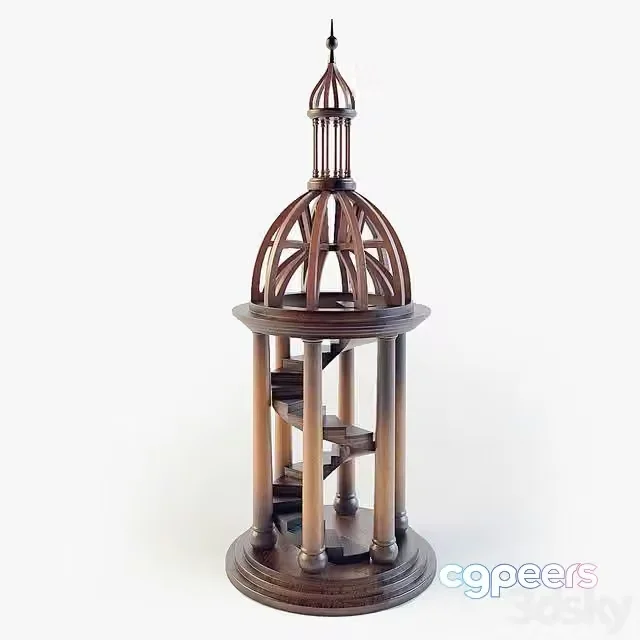 3ds Max Free – Indoor sculpture Authentic Models Bell Tower Antica