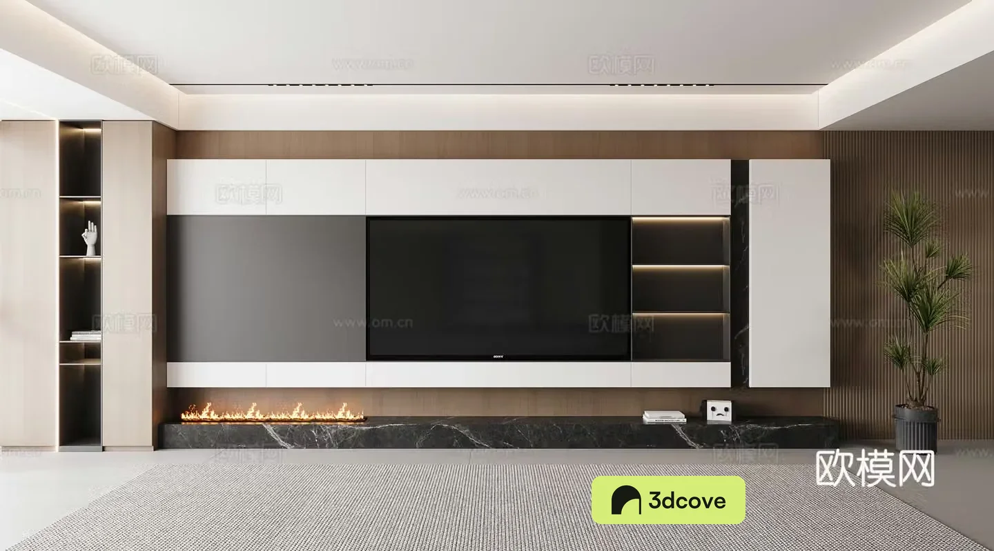 Italian TV background wall