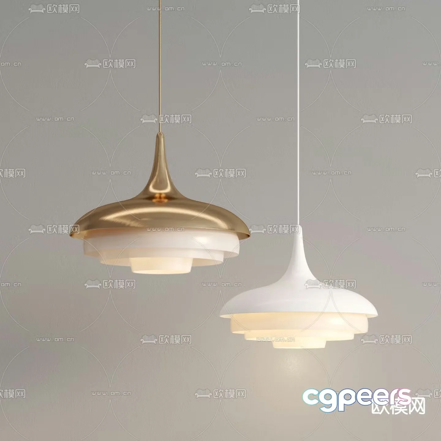 Oscar modern chandelier dining room chandelier 3d model
