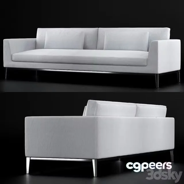 3ds Max Free – RH-ITALIA TAPER ARM FABRIC SOFA