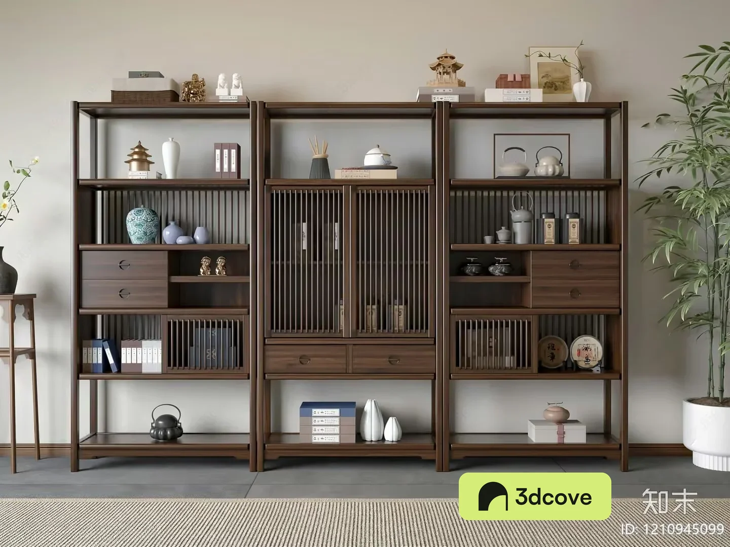 A Brown Wooden Shelf