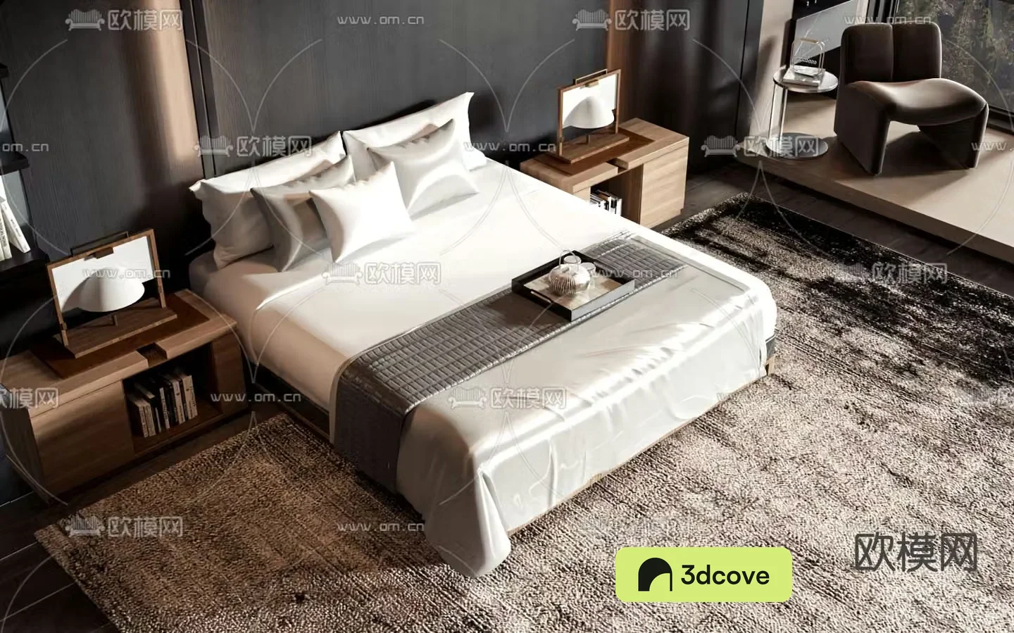 New Chinese style double bed