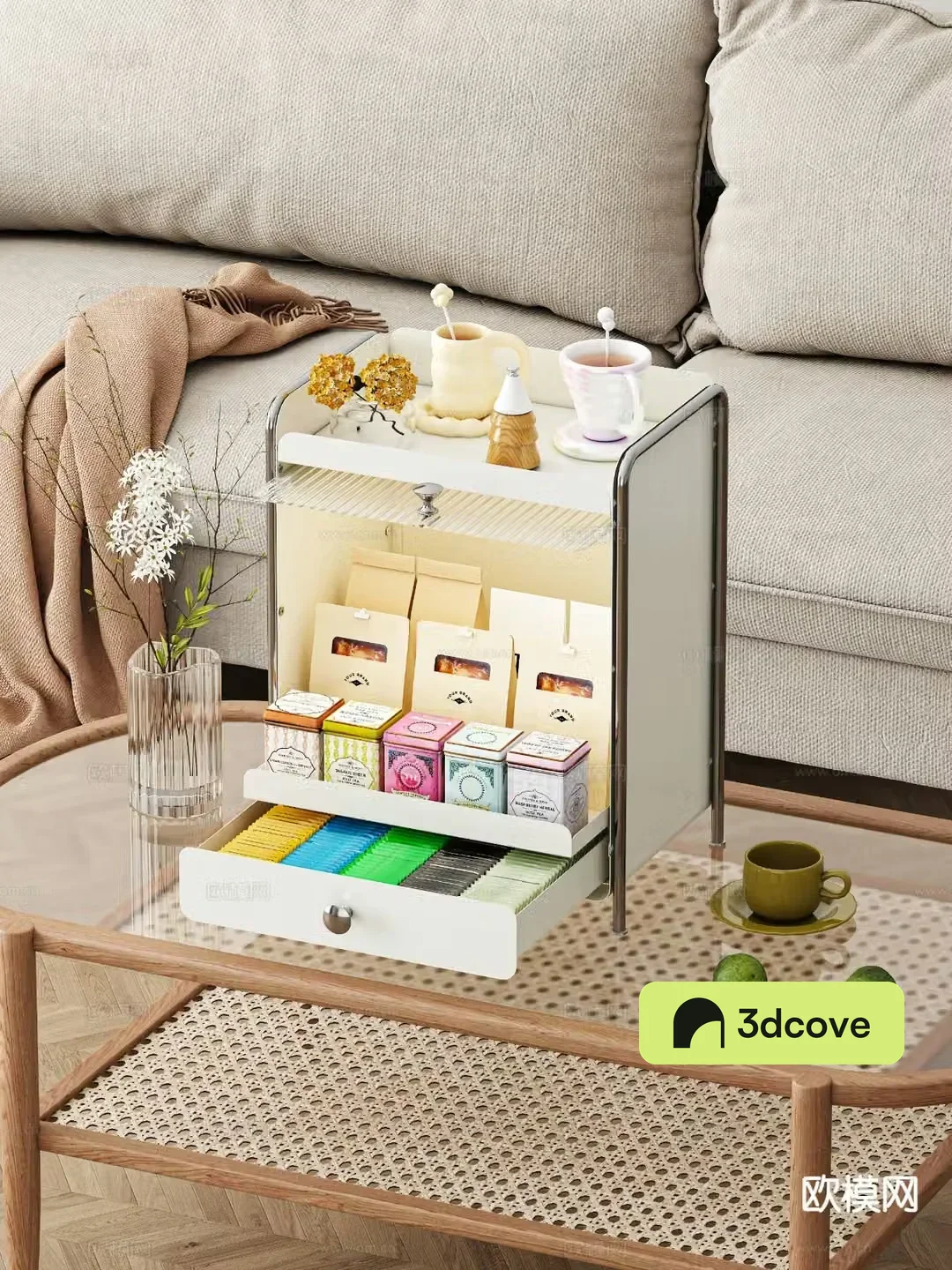 Nordic desktop storage rack snack rack