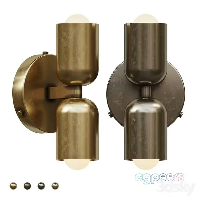 3ds Max Free – In Common With Brass Up Down Sconce