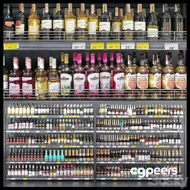 3ds Max Free – Wine store