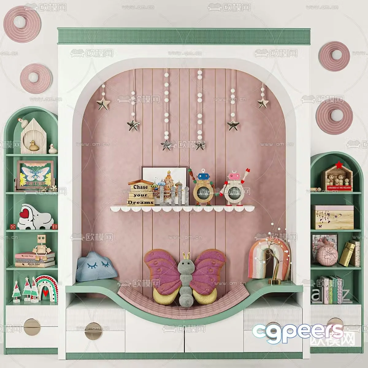 Children’s toy cabinet 3d model