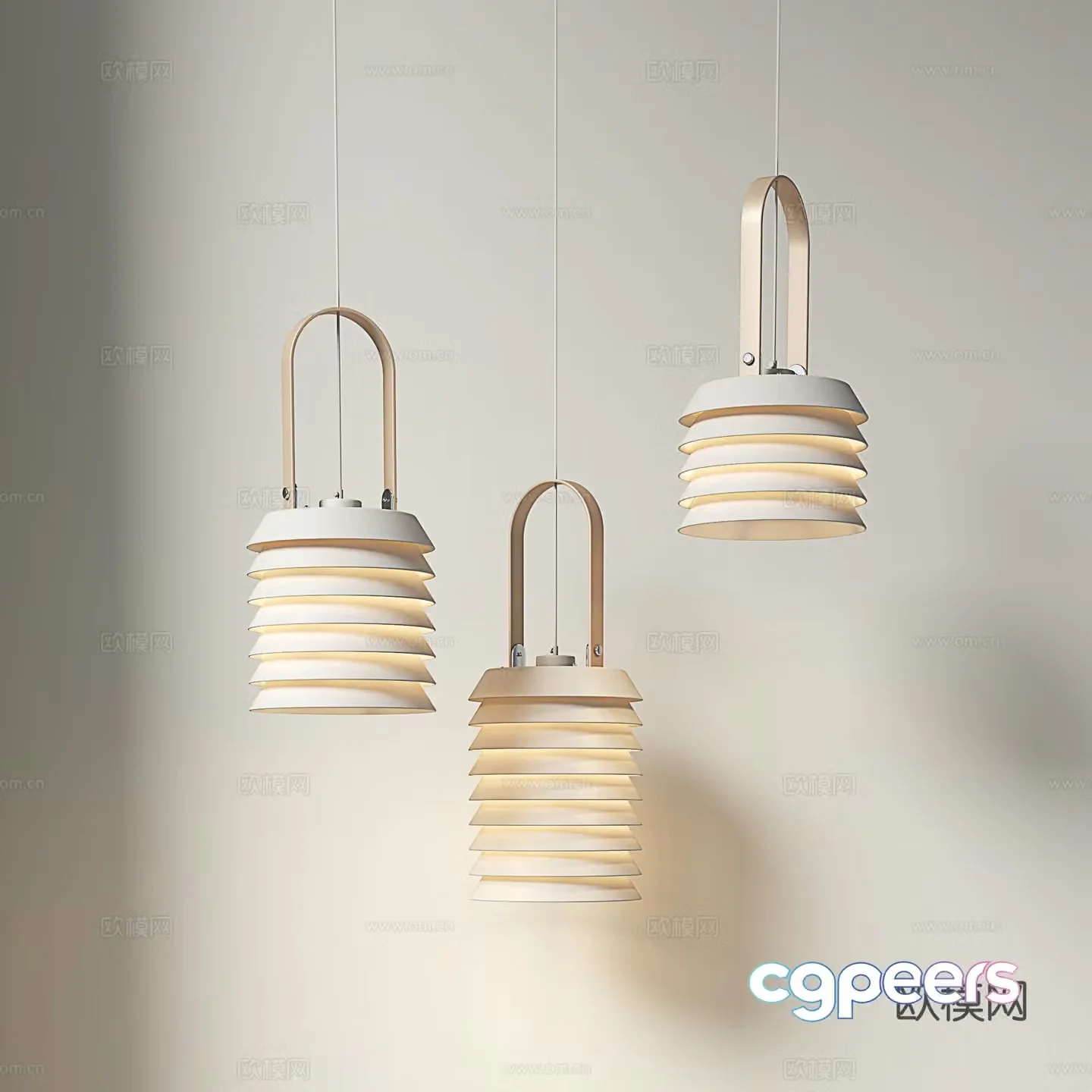 Modern small chandeliers Simple small chandeliers Japanese small chandeliers Cafe Milk Tea Shop chandeliers Decorative atmosphere 3D model