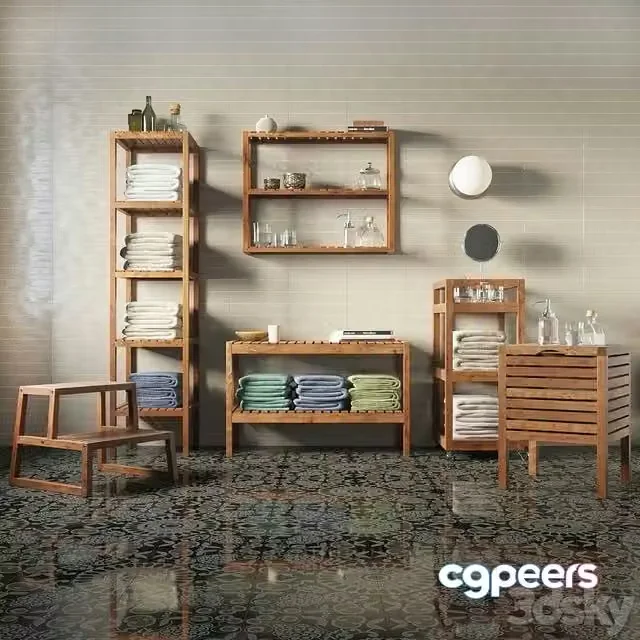 3ds Max Free – IKEA MOLGER, LILLHOLMEN and BALUNGEN