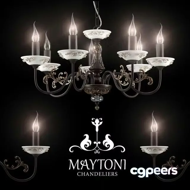3ds Max Free – Chandelier Maytoni ARM565-07-R