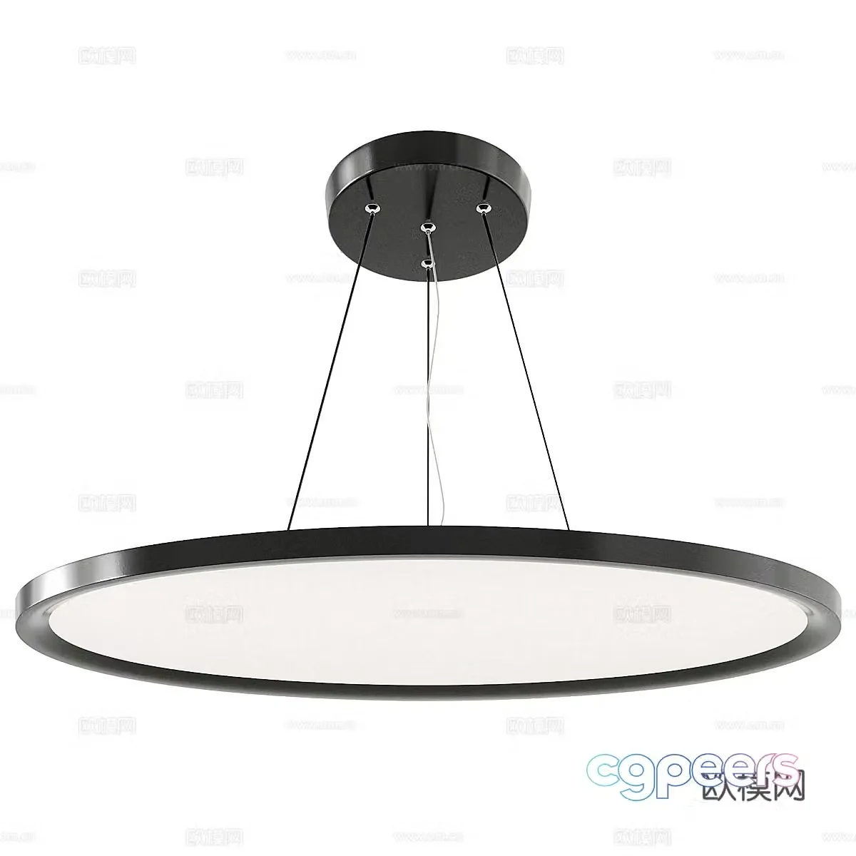 Art chandelier 3d model