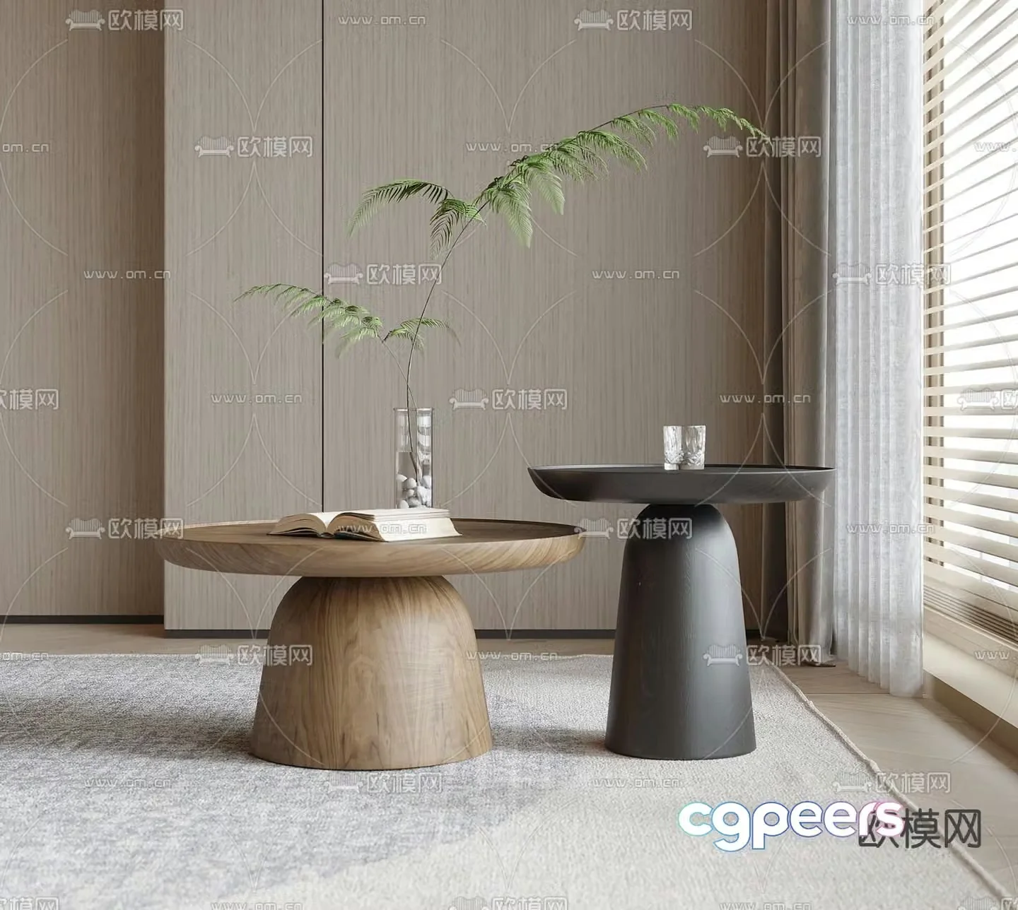 3D model of mother-in-law coffee table