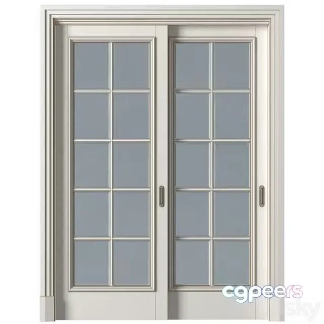 3ds Max Free – Sliding wardrobe doors in classic style. French Art Deco Sliding Folding Modern Doors Glass
