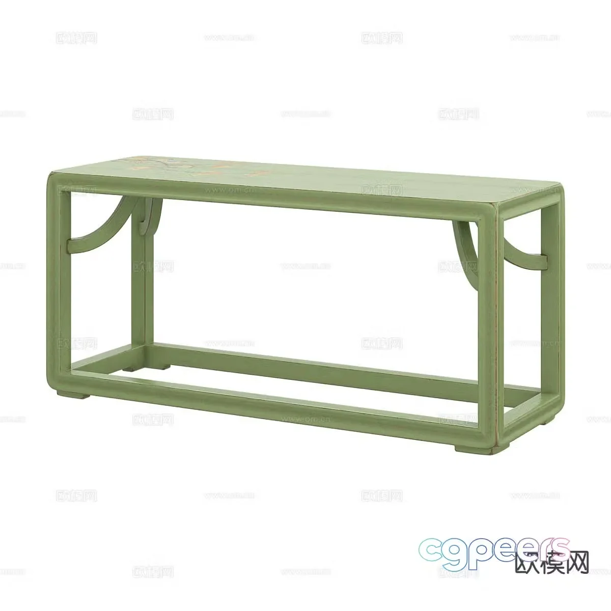 New Chinese style stool 3d model
