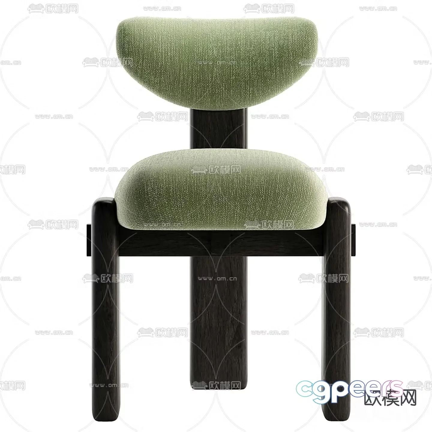 Daniel House modern chair dining chair 3d model