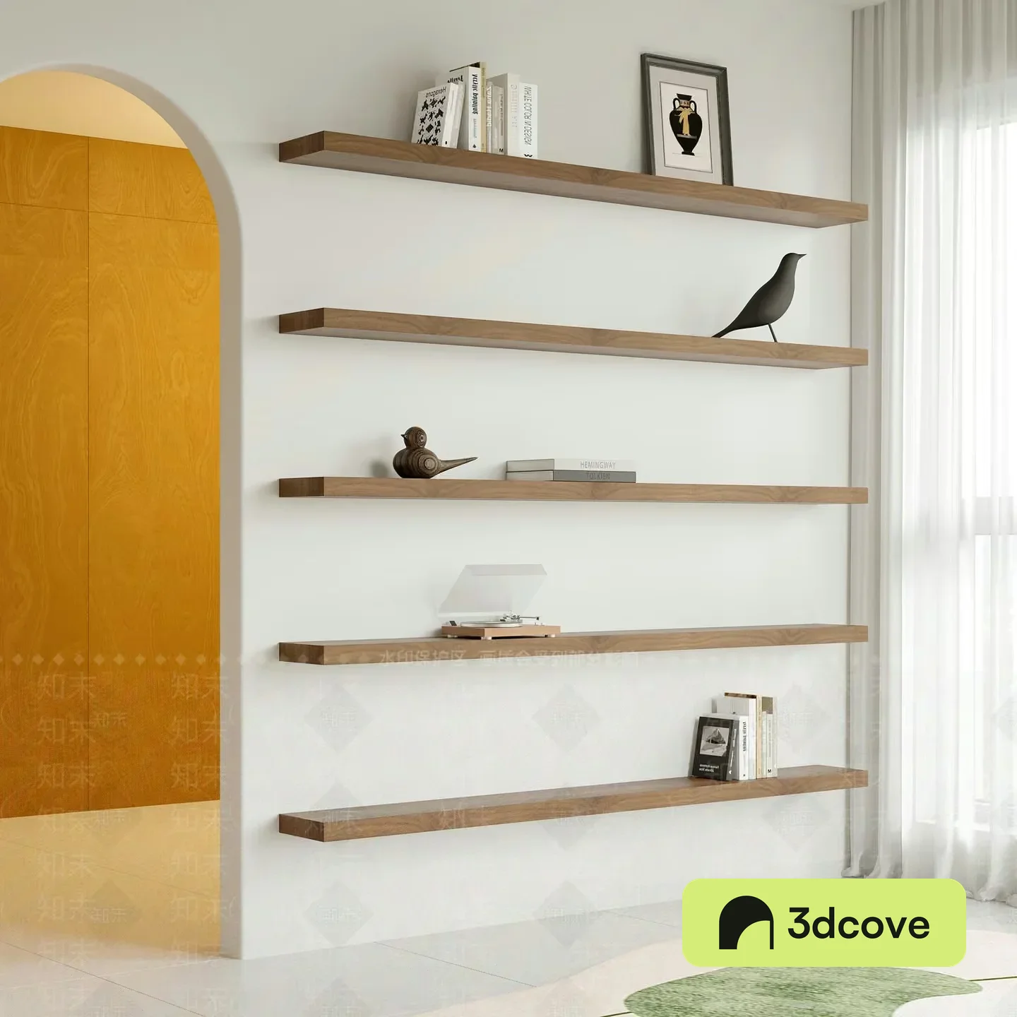Modern Floating Shelves