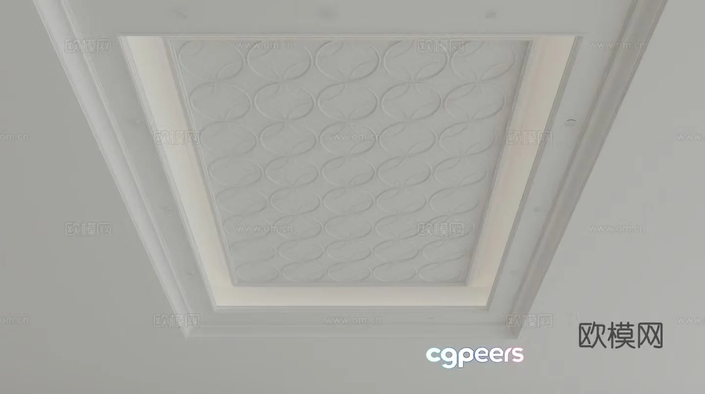 European style ceiling 3D model