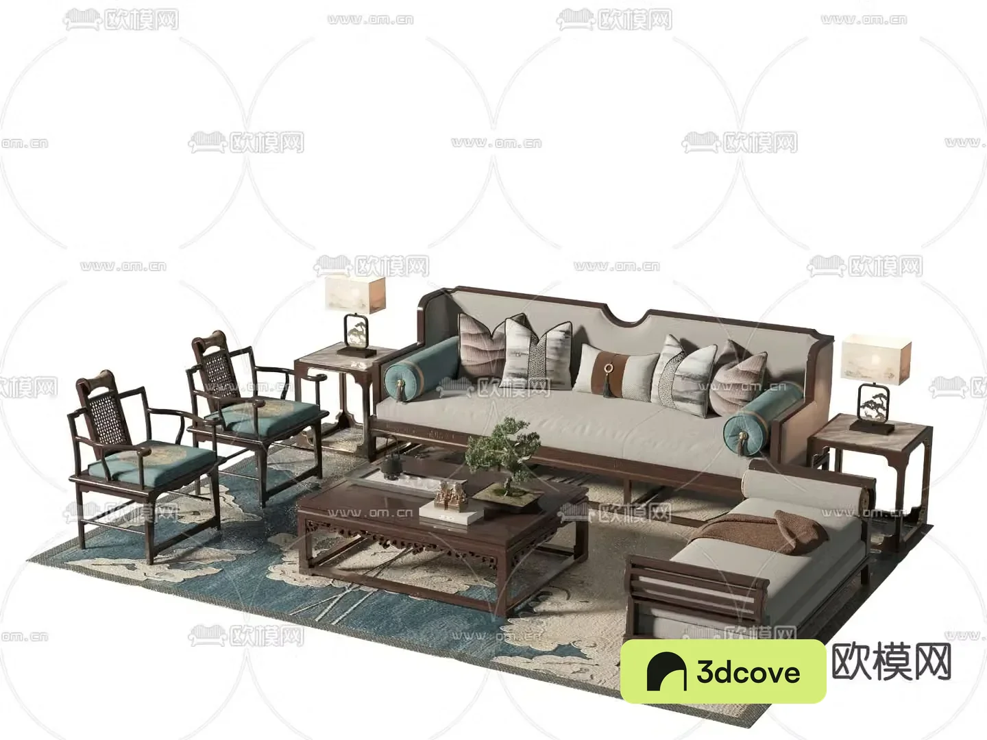 New Chinese style modular sofa