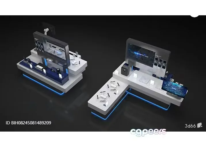Modern Computer Setup 3D Model – 5421 – VRAY Render