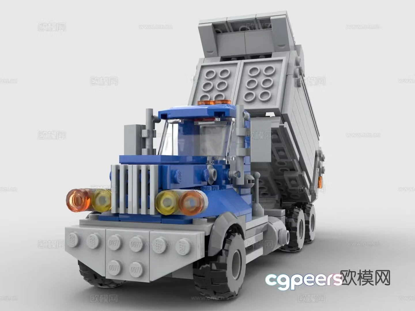 Lego LEGO toys building blocks truck truck dump truck 3d model