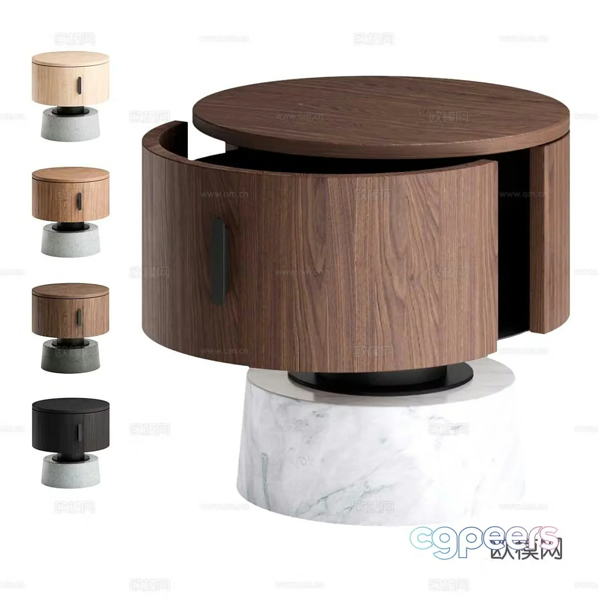 Bedside table 3d model
