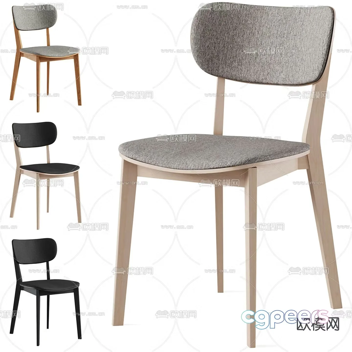 chair dining chair 3d model