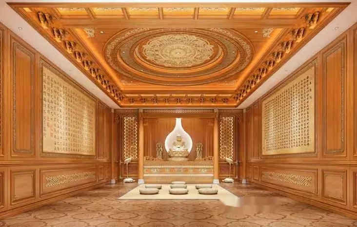 Wooden Meditation Room 3D Model – 16910 – VRAY Render