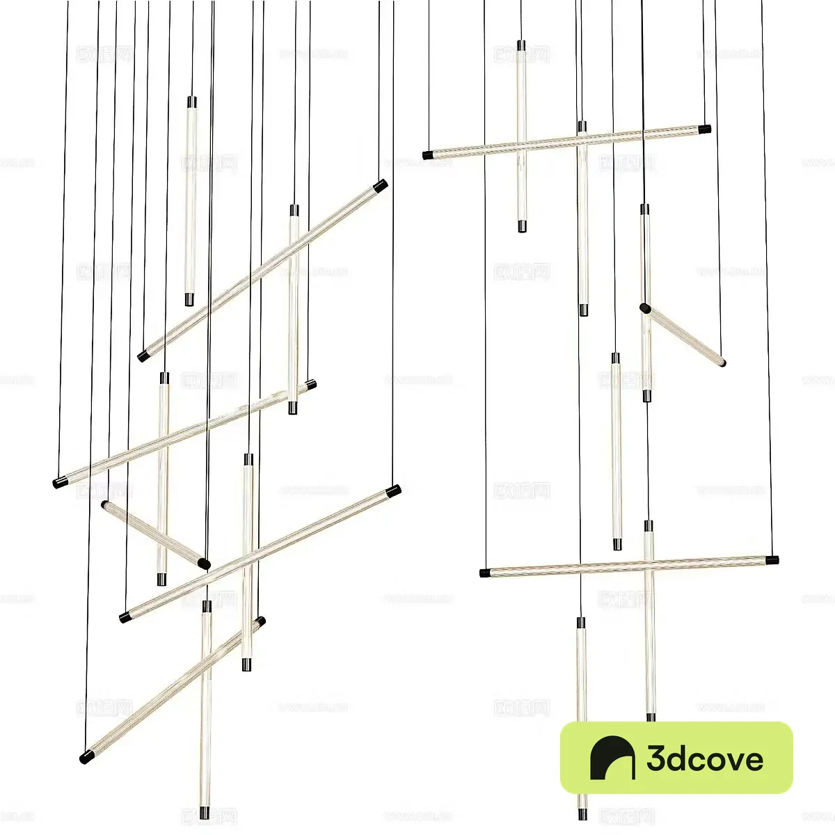 Modern minimalist decorative chandeliers