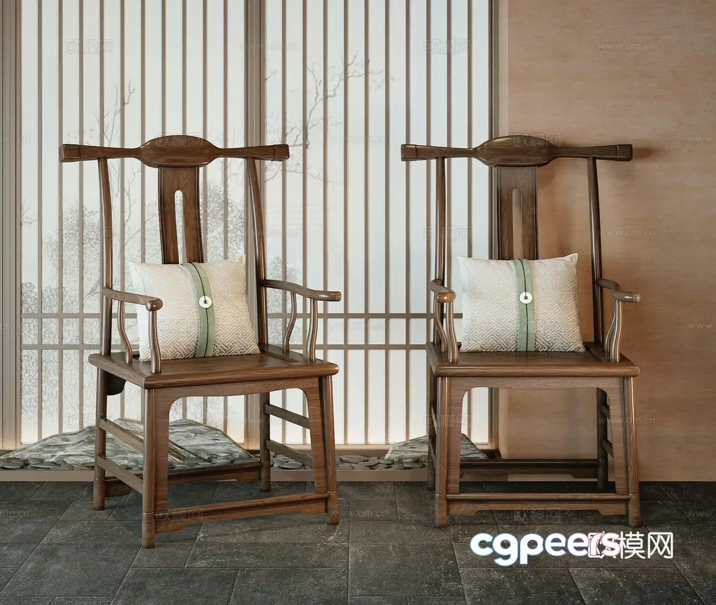 New Chinese chair 3d model