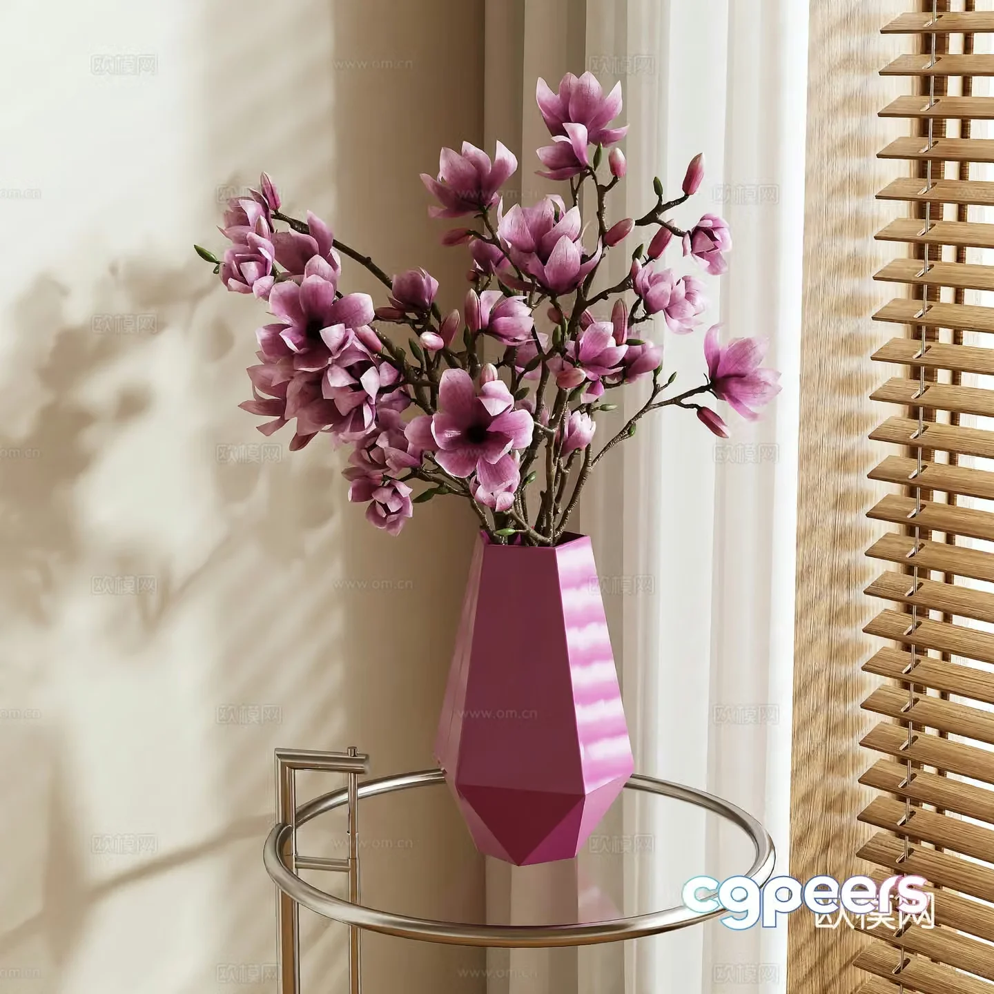 Vase Flowers Flower Art Flower Arrangement 3D Model