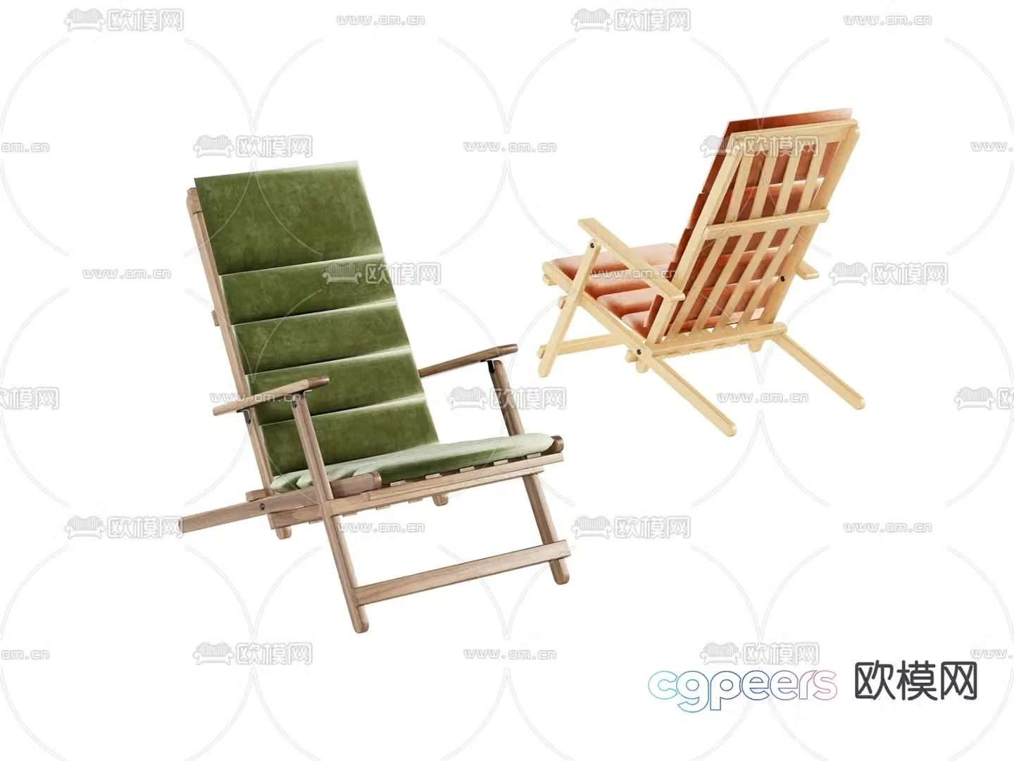 Modern lounge chair Balcony chair Outdoor chair 3d model