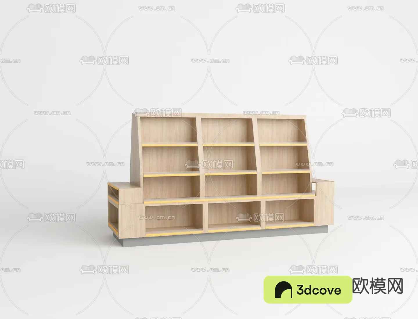 A Wooden Bookshelf