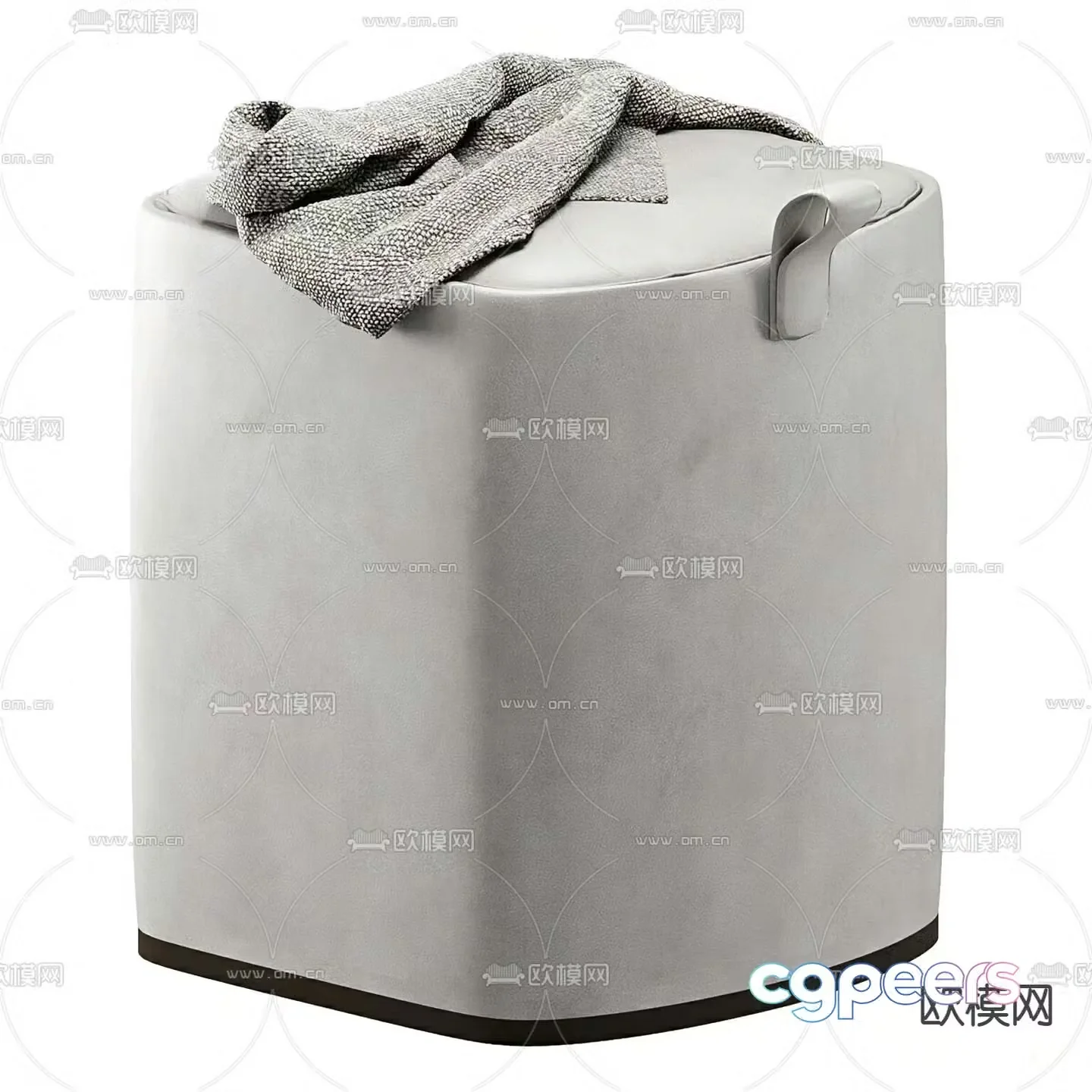 Modern stool 3d model
