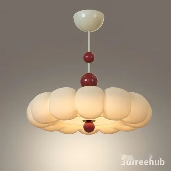Gold Light Fixture 3D Model – 20603 – VRAY Render