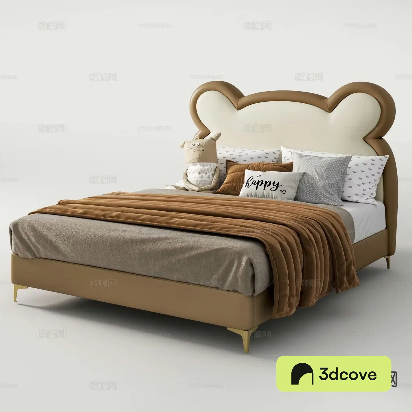 Children’s bed Maoerduo bed Bear’s ear bed