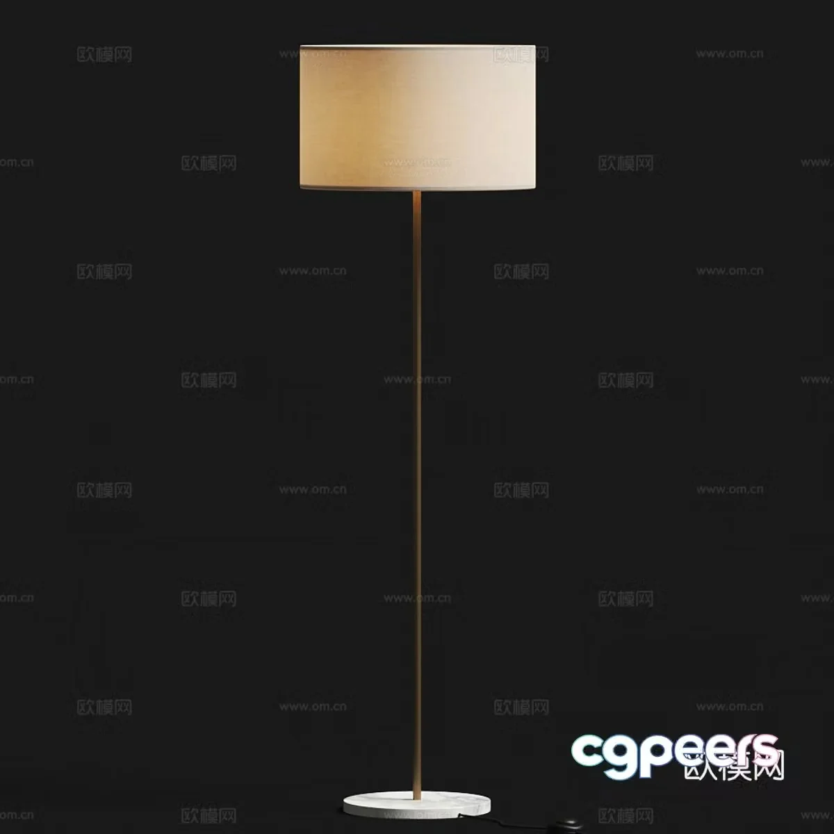 Modern floor lamp 3d model
