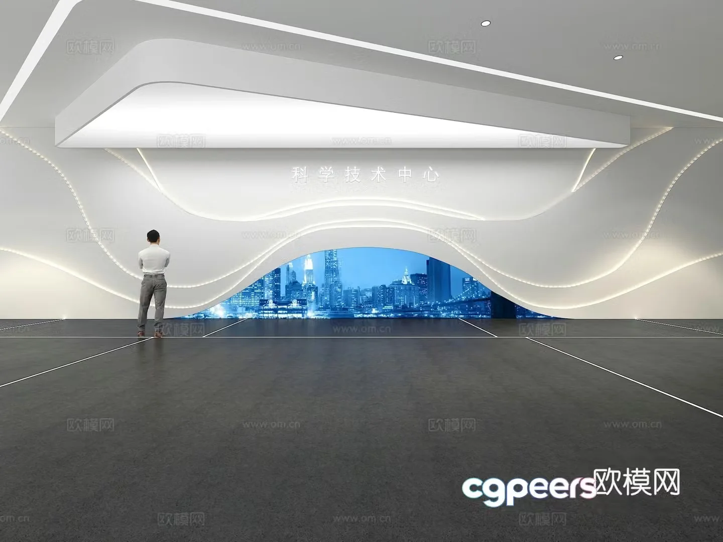 Cultural wall Corporate culture wall Display wall Theme wall Exhibition hall Campus culture Corridor 3D model