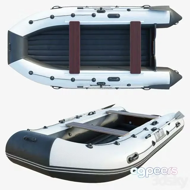 3ds Max Free – Boat PVC RiverBoats RB 330 (NDND)