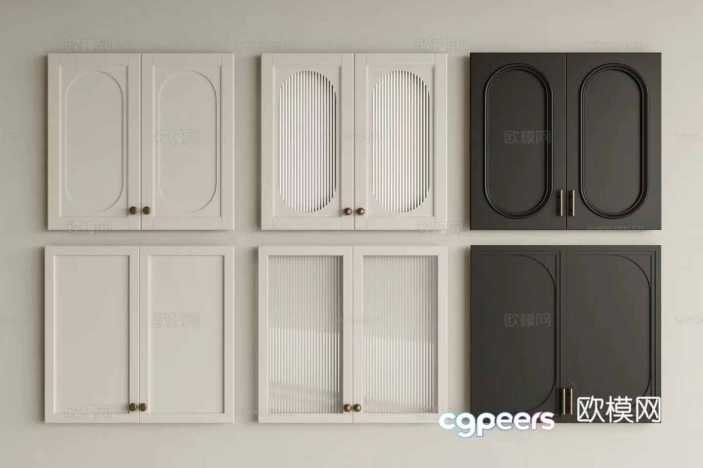 French cabinet door wine cabinet door wardrobe cabinet door glass cabinet door cabinet door cream fume cabinet door 3d model