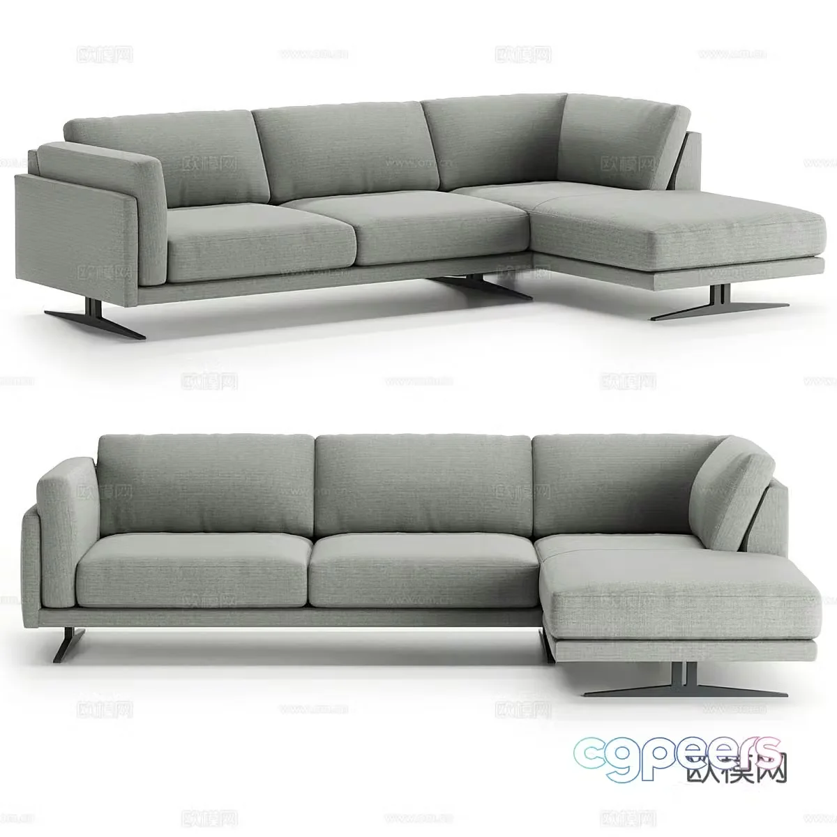 Multiplayer sofa 3d model