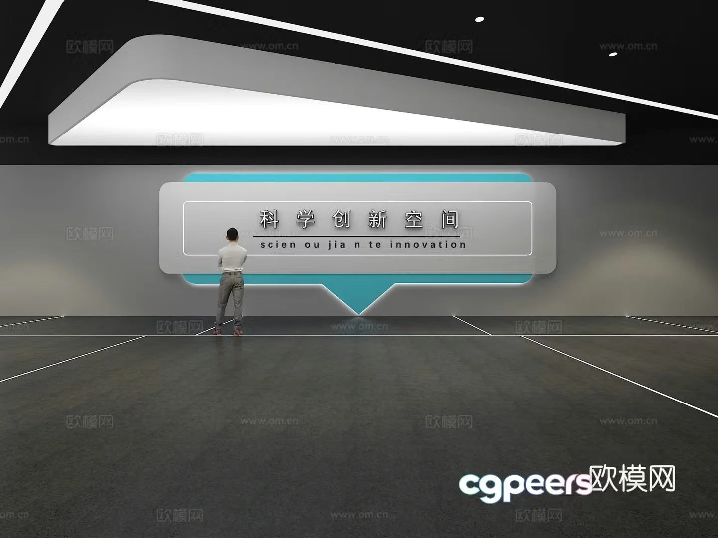 Cultural wall Corporate culture wall Display wall Theme wall Exhibition hall Campus culture Corridor 3D model