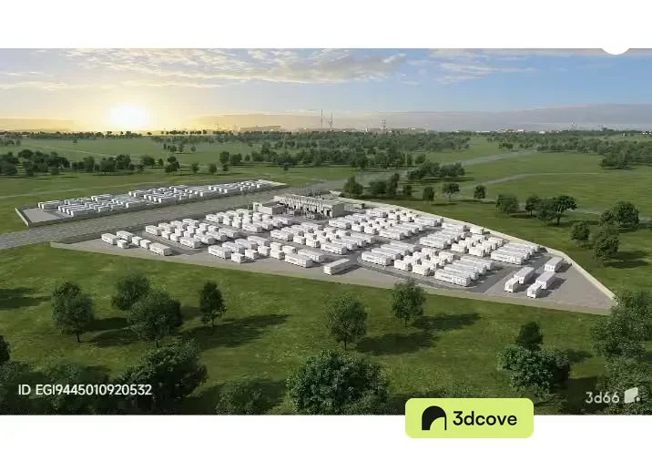 A Large White Trucking Yard