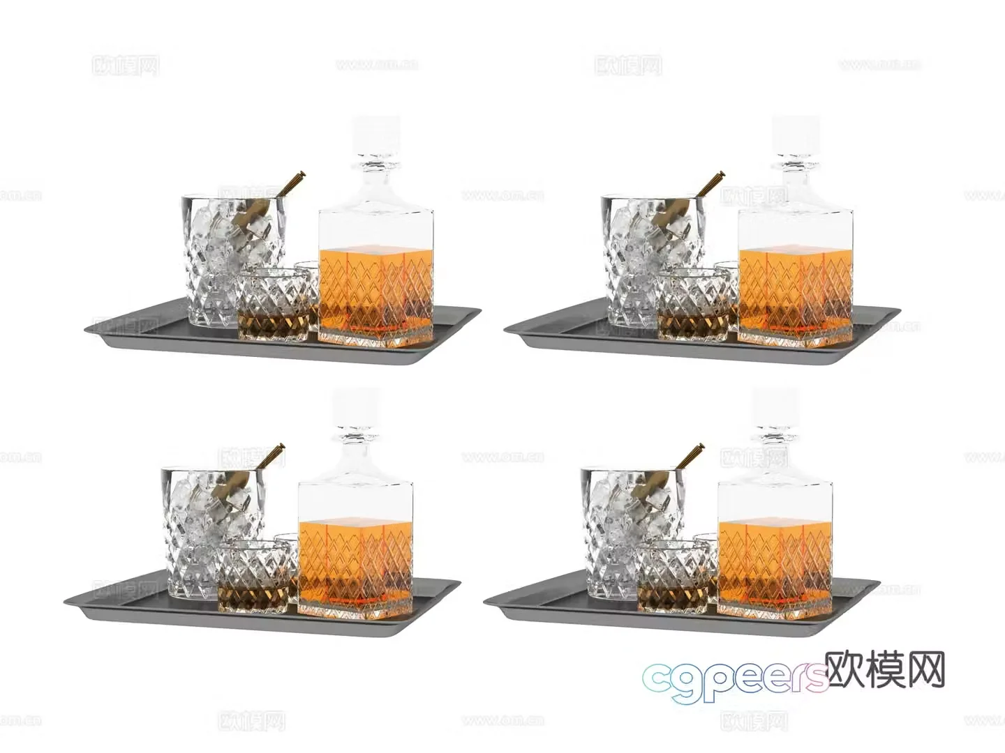 food wine wine plate 3d model