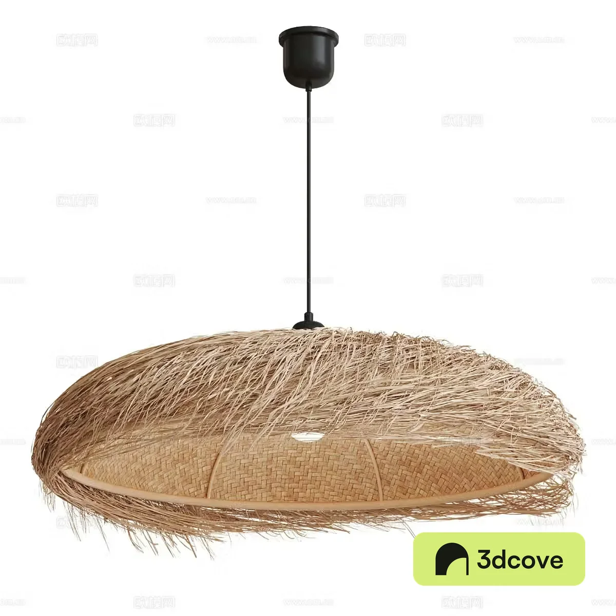 New Chinese style bird’s nest woven decorative chandelier