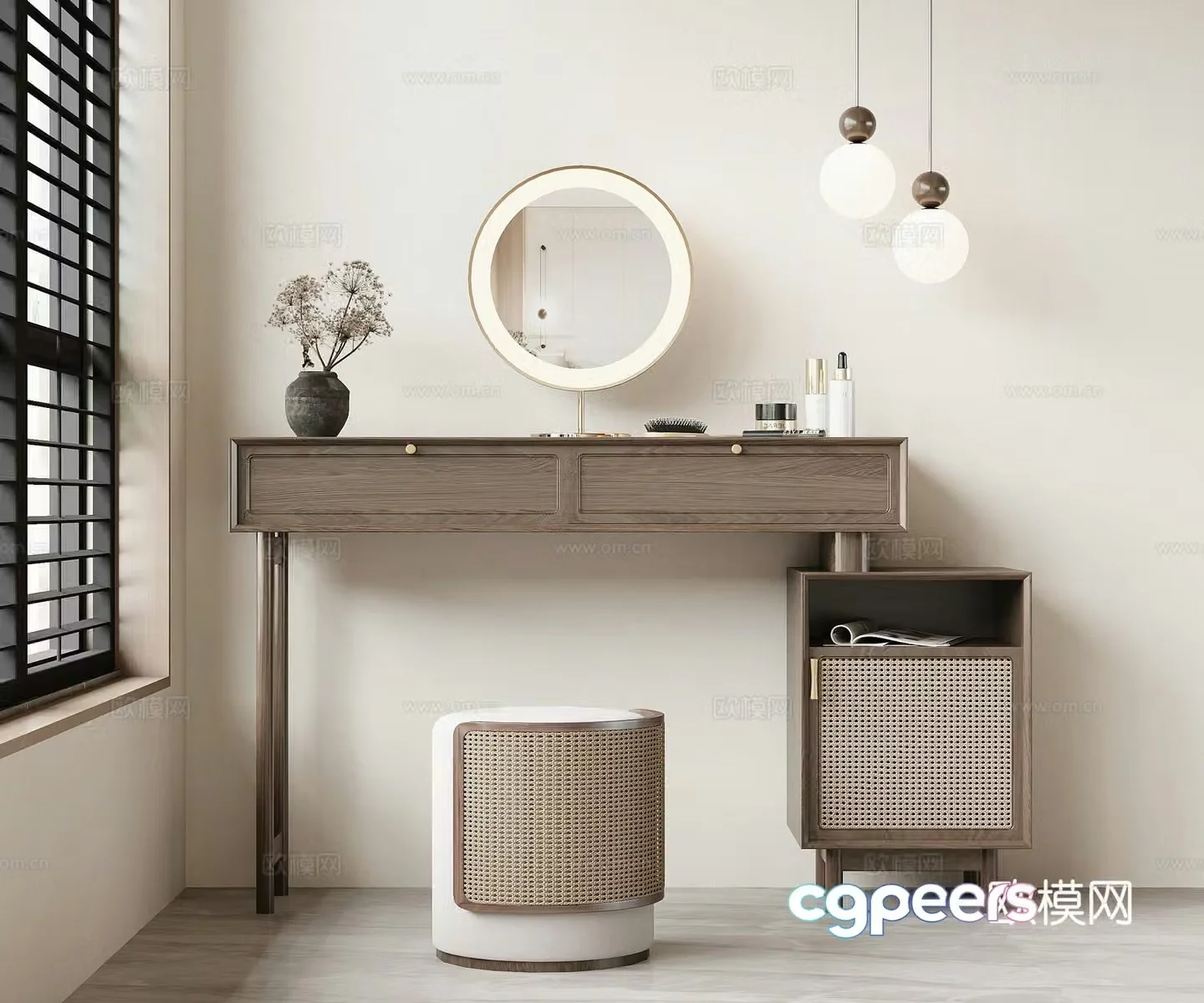 Wasabi dressing table 3D model
