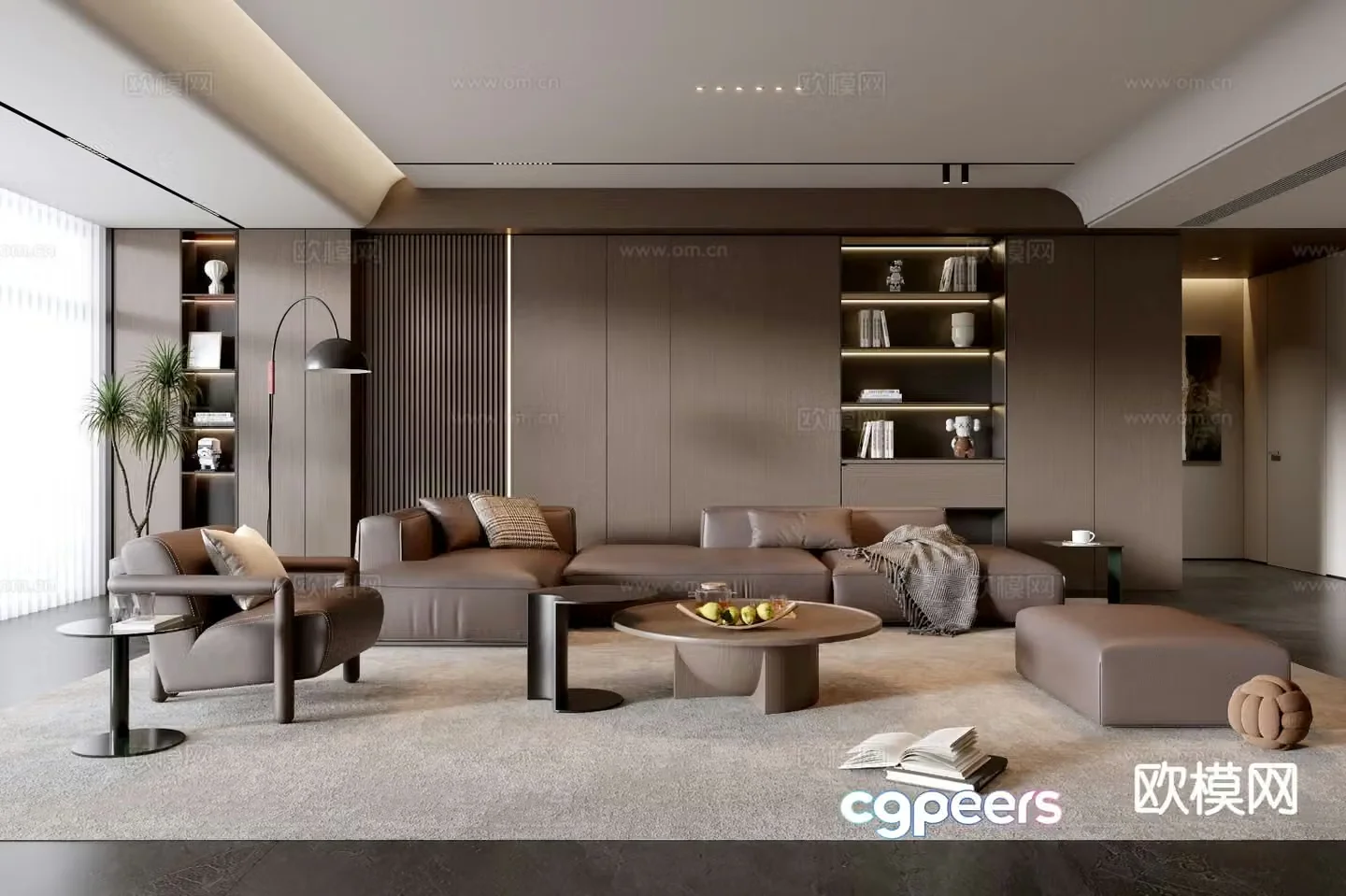 Italian living room 3d model