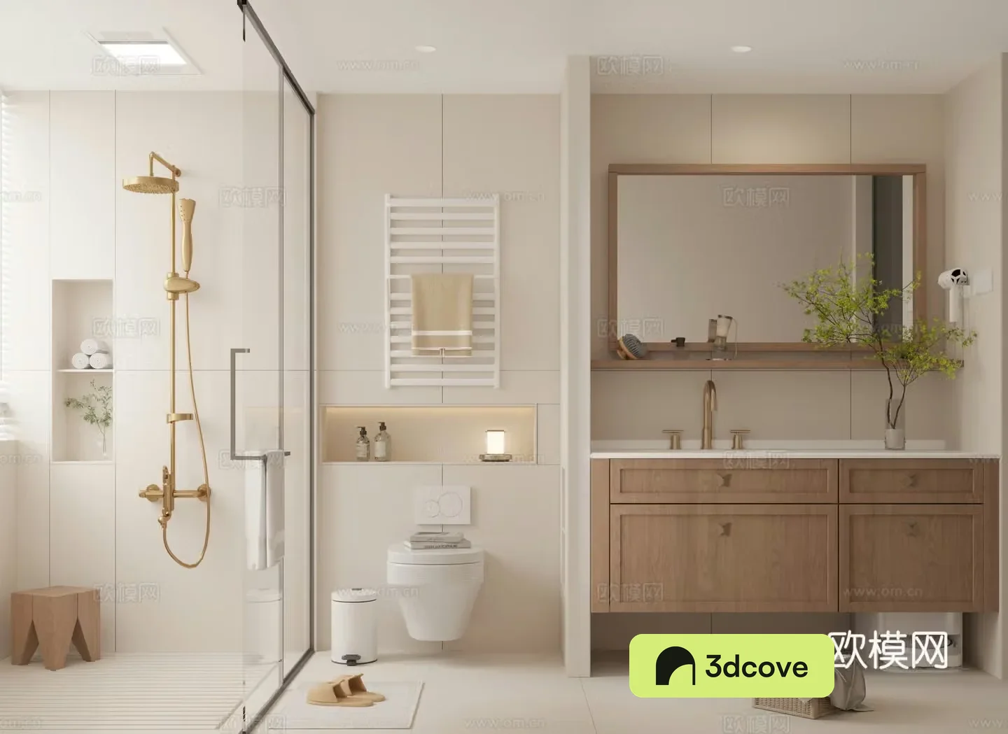 Bathroom French bathroom Modern American bathroom Log style bathroom Cream style sanitary