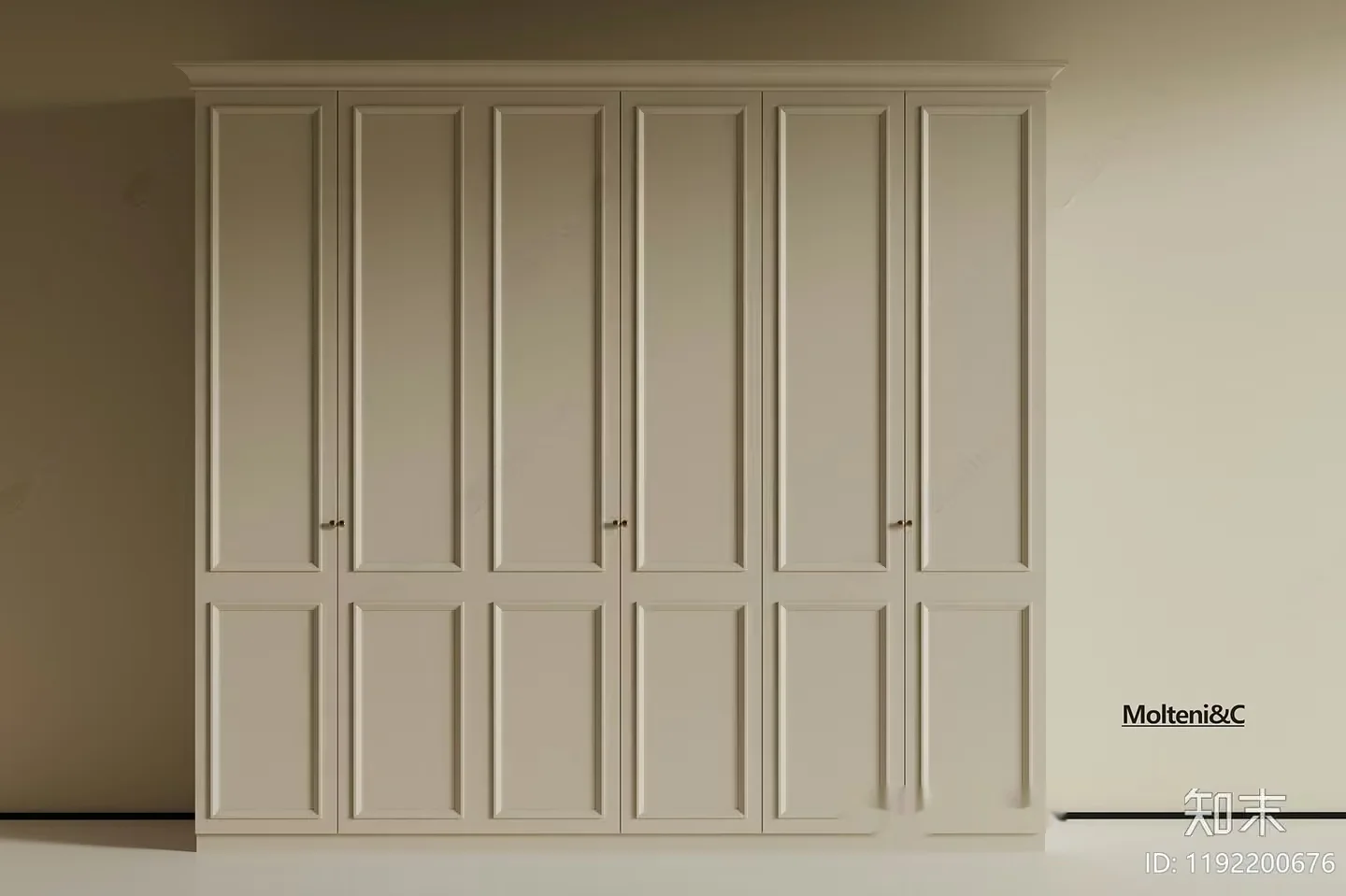 White Wardrobe 3D Model – 16816 – VRAY Render
